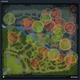 An image of ward vision from the Supermajor grand finals. The inner color and border of each circle shows which team placed it and what kind of ward it was, and the scroll bar at the bottom lets you scrub through the game’s timeline to see how they rolled out in real-time.